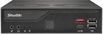 Shuttle Barebone XPC slim DH810 Black incl. 8 GB DDR5