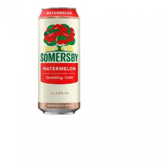 Sidrs SOMERSBY Watermelon, 4,5%, bundžā, 0.5l (DEP)