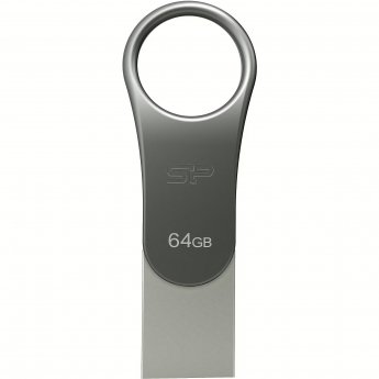 Silicon Power C80, 64GB, Silver