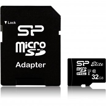 Silicon Power Elite, microSDHC, 32GB, Class 10, UHS-I, U1 +Adapter