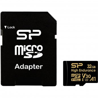 Silicon Power High Endurance, microSDHC 32GB  +Adapter