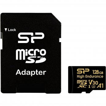 Silicon Power High Endurance microSDXC 128GB +Adapter