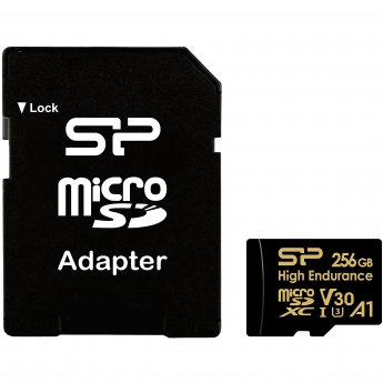 Silicon Power High Endurance, microSDXC 256GB +Adapter