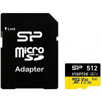 Silicon Power Inspire, 512GB microSDXC, +Adapter
