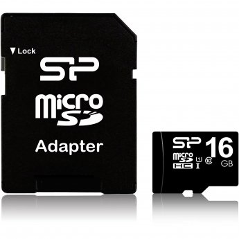 Silicon Power microSDHC, 16GB, Class 10, UHS-I, U1 +Adapter
