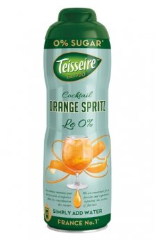 Sīrups TEISSEIRE, Orange Spritz, bez cukura, 0,6l