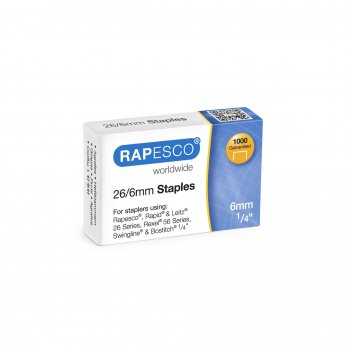 Skavas RAPESCO 26/6mm (iepakojumā 1000 gab.)