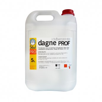 Šķidrās krēmziepes SEAL Dagne Prof, 5 L