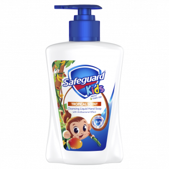Šķidrās roku ziepes SAFEGUARD Tropical, 225ml