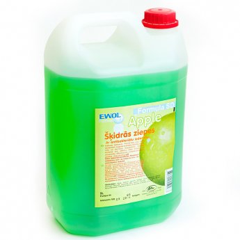 Šķidrās ziepes ar antibakteriālu iedarbību EWOL Professional Formula SD, ābolu, 5 L