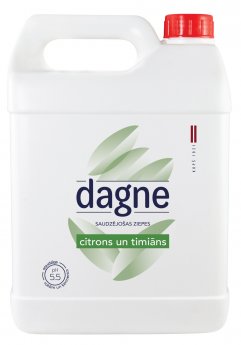 Šķidrās ziepes DAGNE Citrons un timiāns, 5l