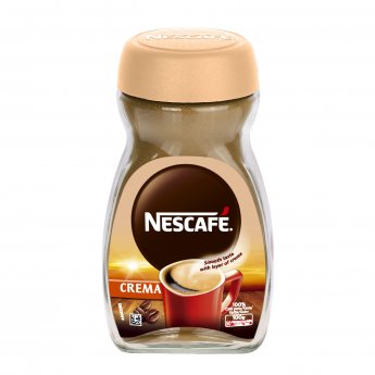 Šķīstošā kafija NESCAFE CLASSIC Crema, stikla burciņā, 100 g