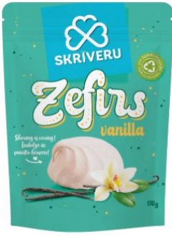 SKRĪVERU zefīrs ar vaniļas garšu 170g