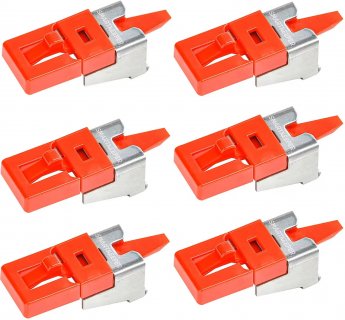 Smartkeeper ESSENTIAL LAN Cable Grip, 6 pieces (red, for RJ-45 plug)