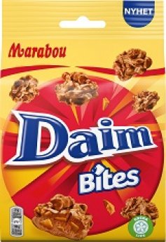 Šokolādes gabaliņi MARABOU Daim bites, 145g