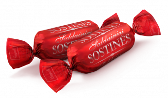 Šokolādes konfektes PERGALE Sostines ar krēma un liķiera pildījumu, 1 kg