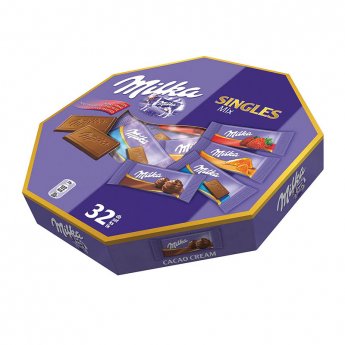 Šokolādes saldumu izlase MILKA Mix Single, 138 g