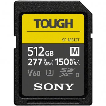 Sony memory card SDXC 512GB M Tough UHS-II U3 V60