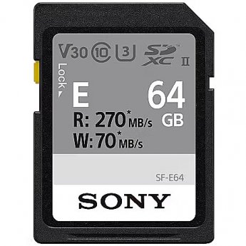 Sony memory card SDXC 64GB E UHS-II U3 V30