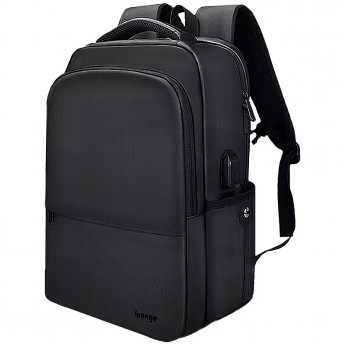 Sponge All Black Backpack, 15.4", Black