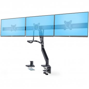 Startech Crossbar Triple Monitor Desk Mount For 3 Screens, 17-27"