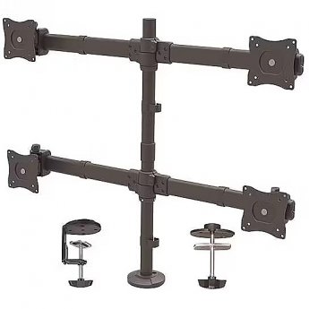 Startech Desk Mount Quad Monitor Arm, 13-27"