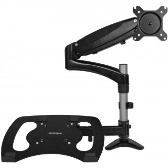 Startech Desk-Mount Monitor Arm with Laptop Stand, 15-27"