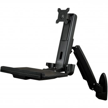 Startech Wall Mount Workstation with Keyboard Tray, up to 24"