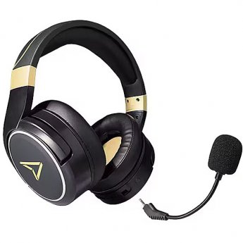 Steelplay STEELPLAY - GAMING HEADSET MELTATECH RADIANCE kabelloses Gaming Headset mit 32 Stunden Akkulaufzeit, gold