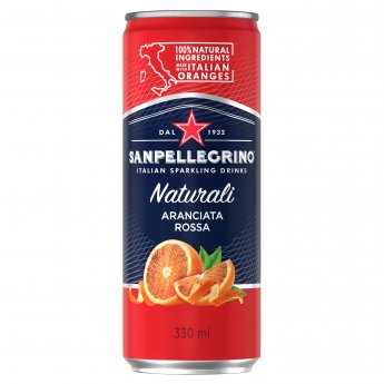 Sulas dzēriens S.PELLEGRINO Melograno&Arancia, gāzēts, bundžā, 0.33l(DEP)
