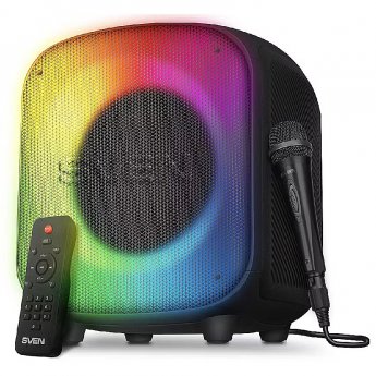 Sven PS-555 + Mikrofons, Black