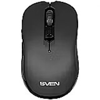 Sven Wireless mouse RX-560SW black (silent bt. 5+1bt. 800-1600DPI, Soft Touch, blister)