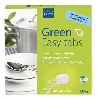 Tabletes trauku mazgājamai mašīnai KIILTO Green Easy 100*18g
