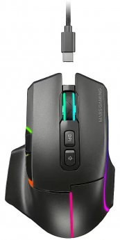 Tacens Mars Gaming MMWVECTOR mouse Right-hand RF Wireless + Bluetooth + USB Type-A Optical 12000 DPI