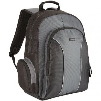 Targus Essential Backpack, 15.4-16", Black/Grey
