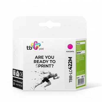 TB Print Ink for Brother MFC-J5340DW TBB-LC422M 100% new magenta