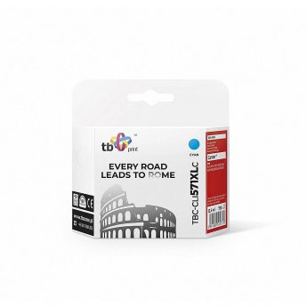 TB Print Ink for Canon CLI-571XL TBC-CLI571XLC CY 100% new