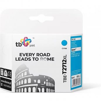 TB Print Ink for Epson WF-3620 TBE-T2712XL CY 100% new