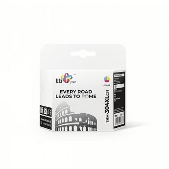 TB Print Ink for HP DJ 3700 TBH-304XLCR BK reman.