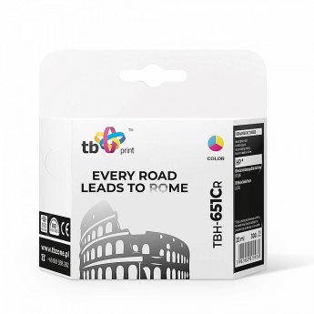 TB Print Ink for HP DJ 5575 TBH-651CR colorful renewed