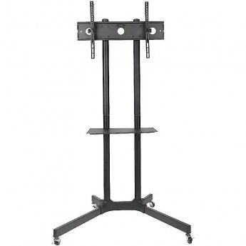 Techly Floor Trolley with Shelf, 30-65"