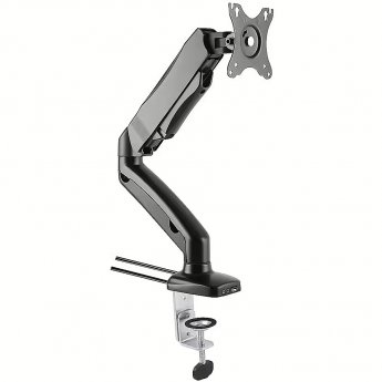 Techly Monitor desk mount with USB and audio ports, 13-27"