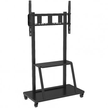 Techly Multifunction Mobile TV Cart for LED/LCD TV, 55-100"