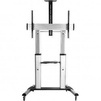 Techly Telescopic Height Adjustable Ultra-large Display TV Cart, 60-100"