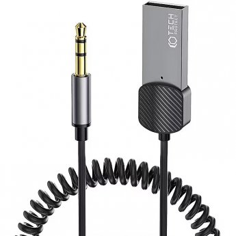 Tech-Protect Bluetooth adapter UltraBoost AUX Audio, grey