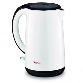 Tefal KO260130 Standard kettle 2400 W 1.7 L Stainless steel 360° rotational base White