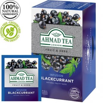 Tēja AHMAD Alu BLACKCURRANT, 20 maisiņi x 1.8 g paciņā