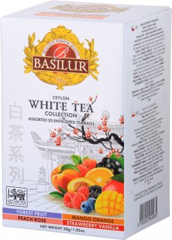 Tēja baltā Basilur Premium White Tea Assorted, 20 paciņas