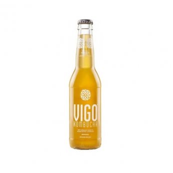 Tējas dzēriens atsvaidzinošs VIGO Kombucha, Original, gāzēts, 0.33l