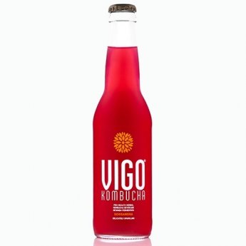 Tējas dzēriens atsvaidzinošs VIGO Kombucha, Schisandra, gāzēts, 0.33l